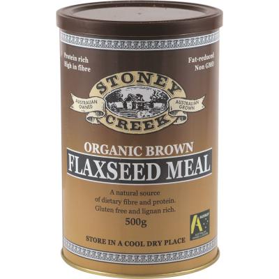 Stoney Creek Organic Flaxseed Meal Brown 500g